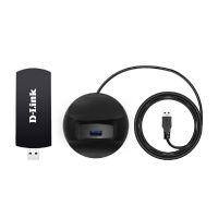Фото  D-Link DWA-192/RU/B1A  Беспроводной двухдиапазонный USB 3.0 адаптер AC1900 с поддержкой MU-MIMO