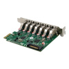 Фото  ORIENT VA-3U7PE, Контроллер PCI-Ex1, USB 3.2 Gen1 (USB 3.0), скорость до 5 Гбит/с, 7-port ext, VIA VL805+VL812 chipset, разъем доп.питания, oem (31110