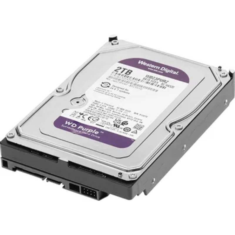 Фото  2TB WD Purple (WD23PURZ) {Serial ATA III, 5400- rpm, 64Mb, 3.5"}
