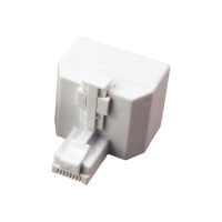 Фото  Rexant (03-0102) Двойник компьютерный UTP RJ-45(8P8C) (штекер - 2 гнезда)