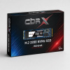 Фото  CBR SSD-512Gb-M.2-X26 Внутренний SSD- накопитель, серия "X", 512Gb, M.2 2280, PCIe4.0, 3D TLC NAND, R/W speed up to 7000/5000 MB/s, TBW 256