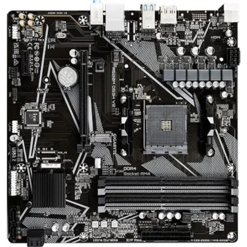 Фото  Gigabyte A520M DS3H V2 {SocketAM4, AMD A520, mATX, Ret}
