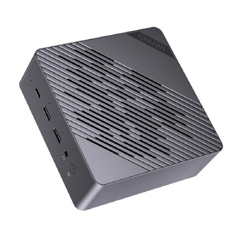 Фото  Chuwi AuBox [CWI606AIP] Gold+Black {Ryzen AI 9 365(2Ghz)/32Gb/1TB SSD/W11Pro/bracket}