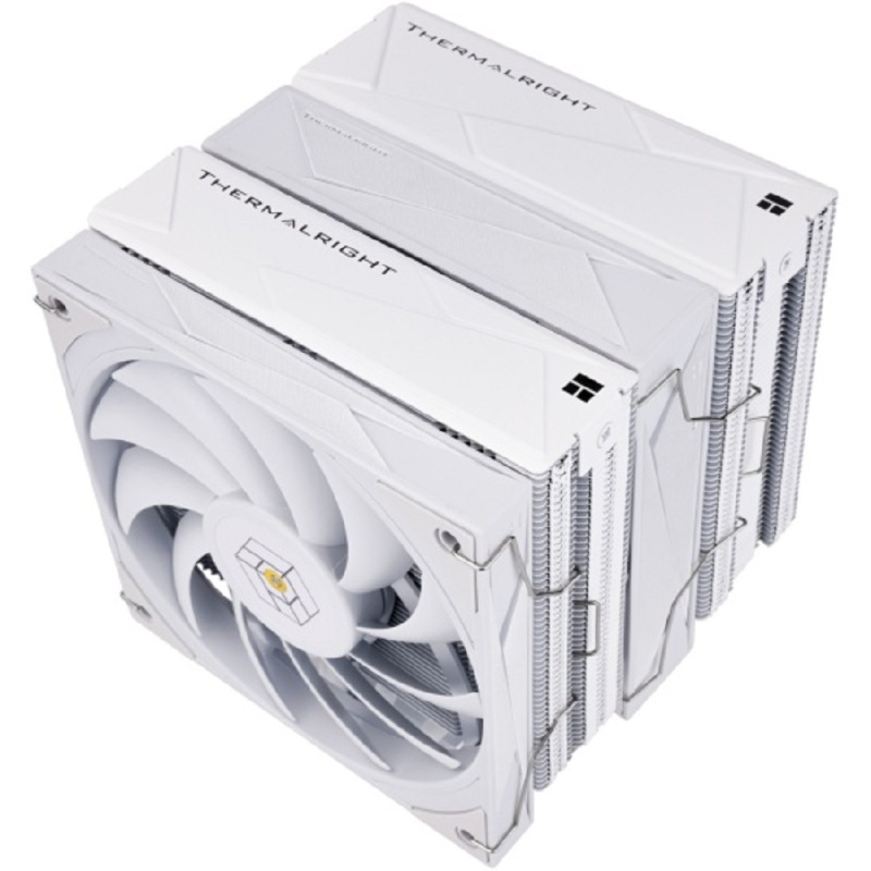 Фото  Thermalright Кулер Royal Knight 120 White LGA115X/1200/1700/1851/2011/2066 (2x120mm PWM Fan, медное основание, 6 тепл. трубок 6мм) / TRRK120W