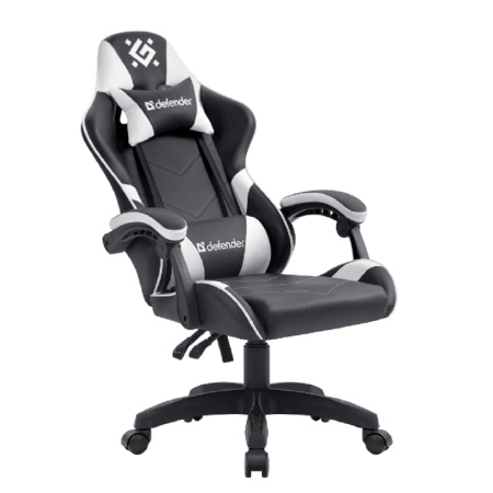 Фото  Игровое кресло Companion Черный/белый,класс 3,металл,PU DEFENDER
