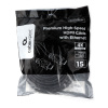 Фото  Кабель HDMI Cablexpert 19M/19M, v2.0, серия Light, позол.контакты, экран, 15м, черный, пакет (CC-HDMI4L-15M)