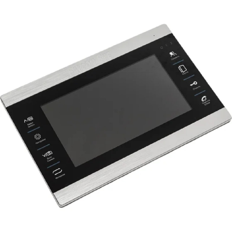 Фото  Falcon Eye FE-70 ATLAS HD (Black) HD Видеодомофон: дисплей 7" TFT;  сенсорные кнопки; подключение до 2-х вызывных панелей и до 2-х видеокамер; адресны