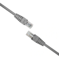 Фото  NTSS NTSS-PC-UTP-RJ45-5e-3.0-LSZH-GY Патч-корд NTSS 2 х RJ45/8P8C, T568B UTP 5e кат. литой 3 метра, LSZH, серый