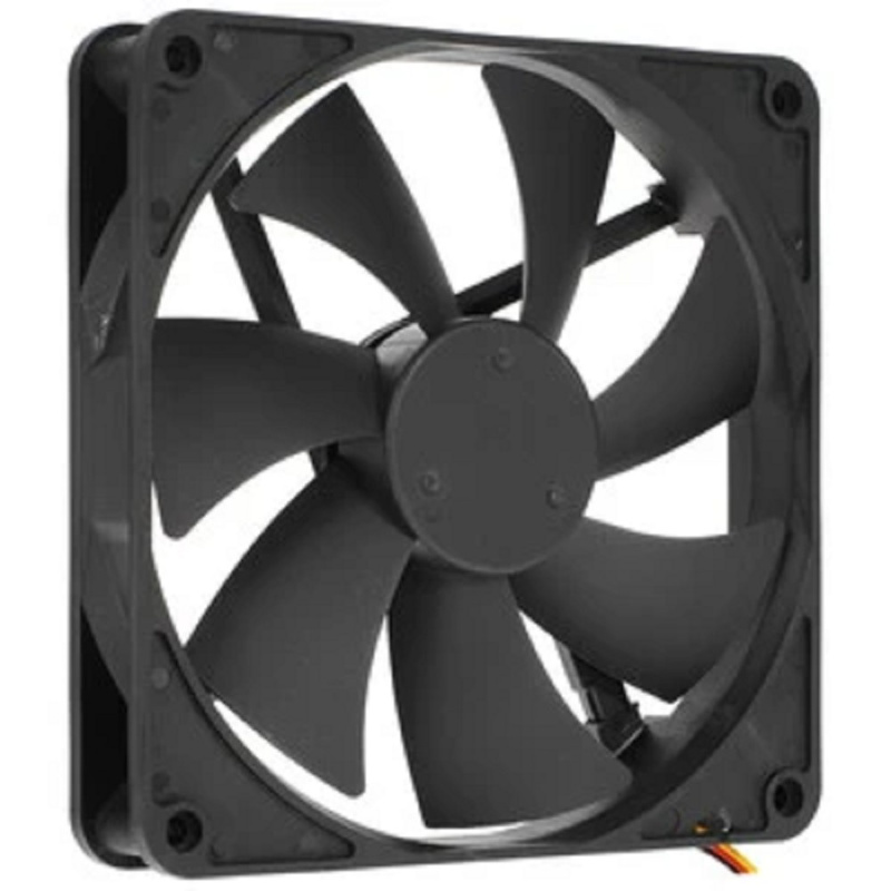 Фото  Gembird Вентилятор 140x140x25, шарикоподшипник, 3 pin, провод 40 см (D14025BM-3)