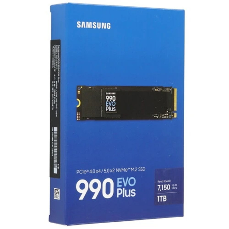 Фото  Samsung SSD 1Tb 990 EVO Plus M.2 MZ-V9S1T0BW NVMe 2.0, PCIe 4.0 x4, V-NAND TLC