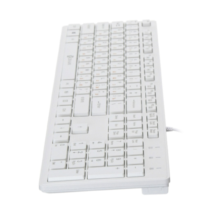 Фото  Клавиатура Oklick 500M белый USB slim Multimedia  [1061586]