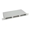Cabeus FO-CS-19-3FP-GY Кросс бокс оптический 19" 1U на 3 адаптерные панели, цвет серый