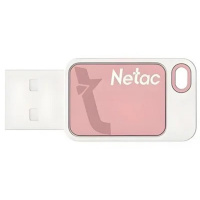 Фото  Netac USB Drive 64GB UA31  <NT03UA31N-064G-20PK>, USB2.0, розовая