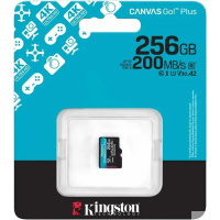 Фото  Micro SecureDigital 256GB Kingston SDCG4/256GBSP Canvas Go! Plus V10 A2 w/o adapter