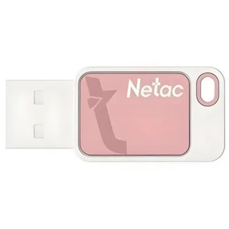 Фото  Netac USB Drive 64GB UA31  <NT03UA31N-064G-20PK>, USB2.0, розовая