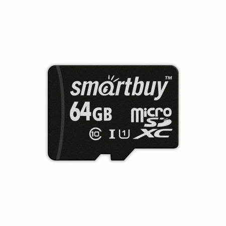 Фото  Micro SecureDigital 64Gb Smartbuy Class 10 UHS-1 (без адаптера) (SB64GBSDCL10-00)