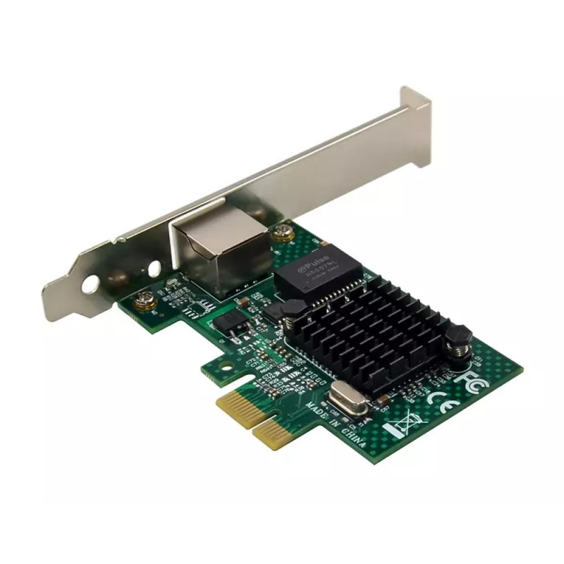 Фото  ORIENT XWT-BM21PE, Сетевая карта PCI-Ex1 v1.0а 1xRJ45 1GbE NIC, Broadcom BCM5721 chipset, 1 Гбит/с, 2 планки крепления (31304)