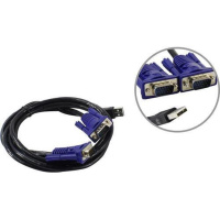 Фото  ORIGO OKVMCU/A1A KVM-кабель с разъемами VGA и USB, 1.8 м