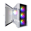1STPLAYER Корпус TRILOBITE T3-G White   mATX  TG   4x 120mm LED fans inc.   T3-G-WH-4F1-W