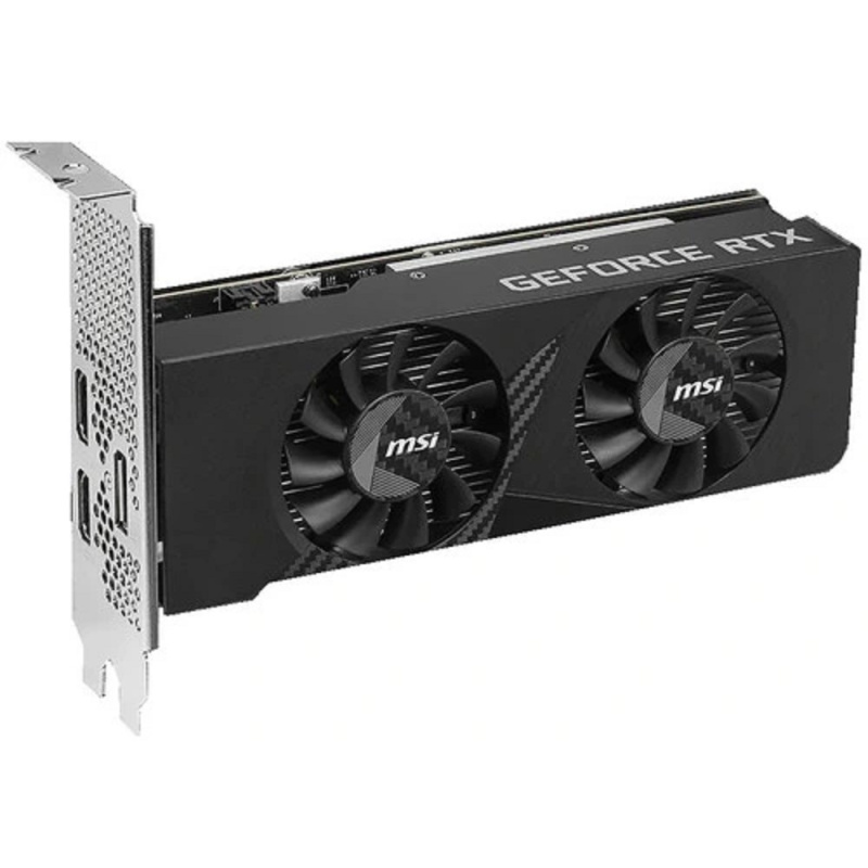Фото  MSI RTX 3050 LP E 6G OC {NVIDIA GeForce RTX 3050 6Gb GDDR6 1492/14000 HDMIx2 DPx1 HDCP Ret low profile}