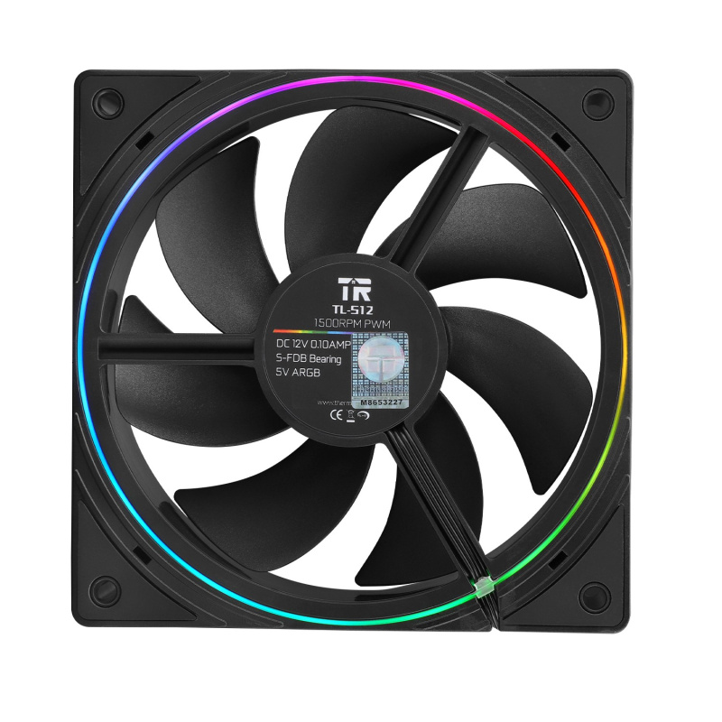Фото  Thermalright Вентилятор TL-S12 / ARGB / 120mm PWM / TRTLS12