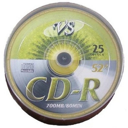 Диски VS CD-R 80 52x Shrink 25