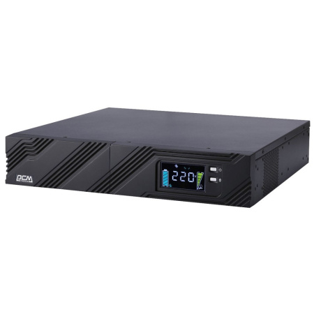 PowerCom Smart King Pro+ SPR-2000 LCD ИБП {Line-Interactive  2000VA   1600W  Rack Tower  8xC13 + 1xC