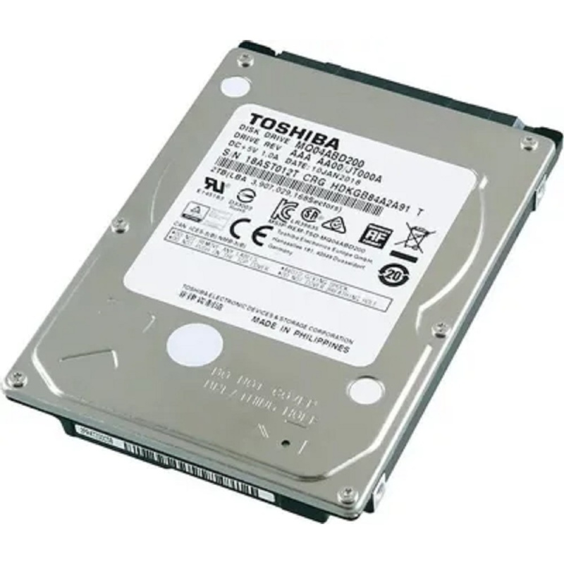 Фото  2Tb  Toshiba SATA-III MQ04ABD200 Notebook/Desktop  2TB  MQ04 512E (5400rpm) 128Mb 2.5"
