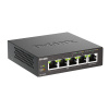 Фото  D-Link DGS-1005P/L (ревизия A1) Неуправляемый коммутатор с 5 портами 10/100/1000Base-T (4 порта PoE 802.3af/at, PoE-бюджет 60 Вт)