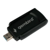 Gembird Сетевой адаптер WiFi+Bluetooth 1.3 Гбит, двухдиап. с антеннами, USB,802.11b/a/g/c/ac,RTL8822 (WNP-UA-020)