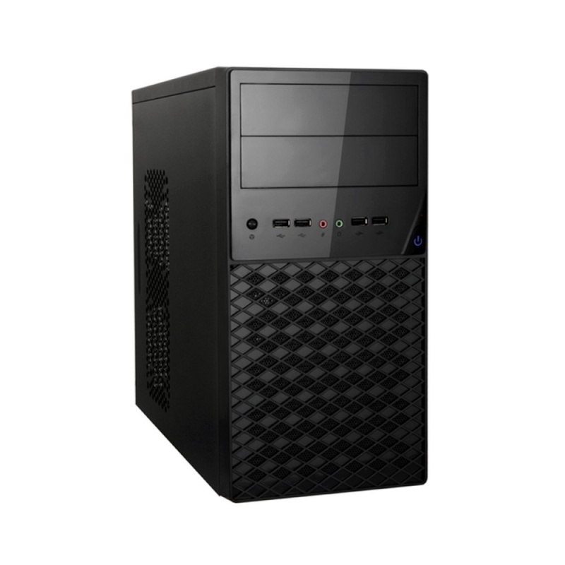 Exegate EX284029RUS Корпус Minitower BA-203U Black  mATX  <AA450  80mm>  2*USB+1*USB3.0  Audio