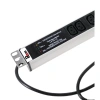 REM Вертикальный блок розеток Rem-16 с фил. и инд., 25 IEC 60320 C13, алюм., 42-48U, шнур 3 м. (R-16-25C13-FI-1820-3)