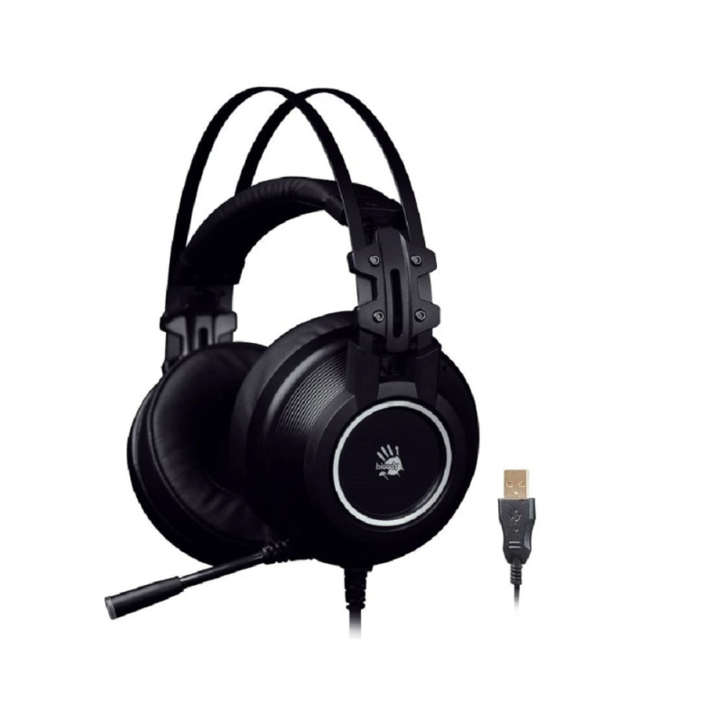 Фото  A4Tech Bloody G528C черный 2м мониторные USB (G528C)