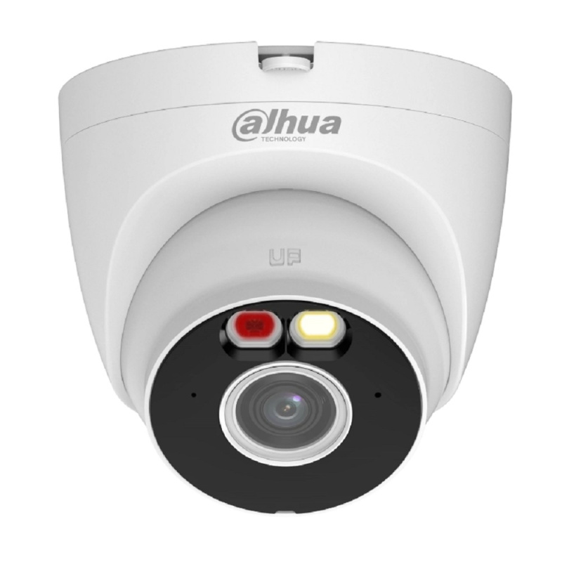 Фото  DAHUA DH-IPC-T3AP-PV-0280B Уличная турельная IP-видеокамера Smart Dual Light 3Мп, 1/2.8” CMOS, объектив 2.8мм, видеоаналитика, ИК 30м, LED 30м, микроф