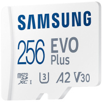 Фото  Micro SecureDigital 256GB Samsung EVO+ Карта памяти V10 W/A [MB-MC256SA/EU]