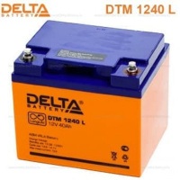 Фото  Delta DTM 1240 L (40 А\ч, 12В) свинцово- кислотный аккумулятор  