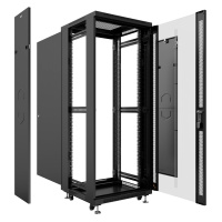 Фото  Cabeus SH-05C-42U60/100-BK Шкаф монтажный телекоммуникационный 19" напольный для серверного оборудования 42U Cabeus SH-05C-42U60/100-BK
