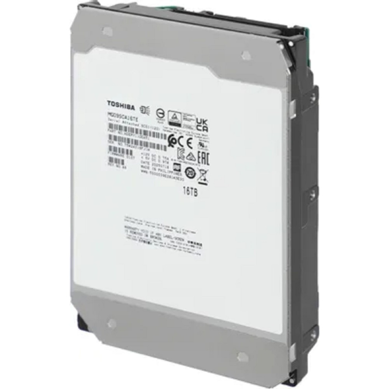 Фото  16Tb Toshiba Enterprise Capacity (MG09SCA16TE)  SAS  3.5" Server 7200 12Gbit/s 512Mb 1 year warranty 