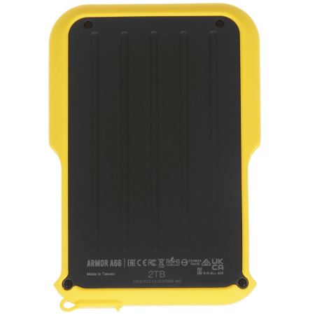 Фото  Silicon Power Portable HDD 2TB Armor A66  USB 3.2, желтый, черный