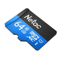 Фото  Micro SecureDigital 64GB Netac microSDXC Class10 Netac NT02P500STN-064G-S P500 w/o adapter