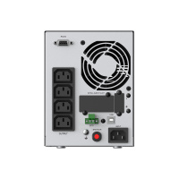Фото  ИБП CBR ESSENCE ESN-1000C [Online 1000 VA / 1000 W, Tower, 4 x C13, LCD, HID-USB, RS232, EPO, SNMP slot] (ESN-1KT-4I-LCHERSC)