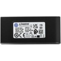 Фото  Kingston Portable SSD 1TB [SXS1000/1000GA] External XS1000 BOC, Type-C/A, USB 3.2 Gen 2, R/W 1050/1000MB/s, 70x33x14mm, 69g., Black (60 мес)