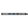 Фото  Exegate EX293984RUS Док-станция ExeGate DUB-31C/PD/H (кабель-адаптер USB Type-C --> 3xUSB3.0 + PD 60W + HDMI 4K@30Hz, Plug&Play, серый)