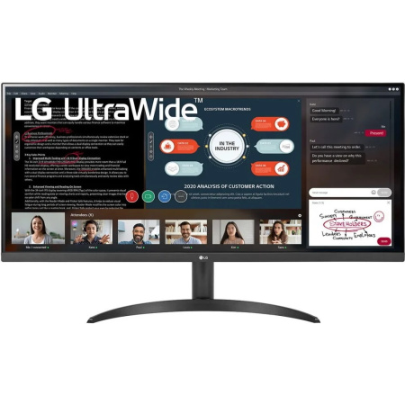 LCD LG 34" 34WP500-B UltraWide черный {IPS 2560x1080 75Hz 5ms 21:9 матовая 250cd 178 178 2xHDMI} [34