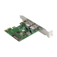 Фото  Exegate EX283719RUS Контроллер EXE-323 PCI-E 2.0, 2*USB3.0 ext + 1*Type-C, разъем доп.питания (OEM)