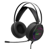 ExeGate Cosmos HS-702GL (объемный звук 7.1, длина кабеля 2.5м, динамик 50мм, 20-20000Гц, RGB подсветка, USB интерфейс, регулировка громкости, Color Bo