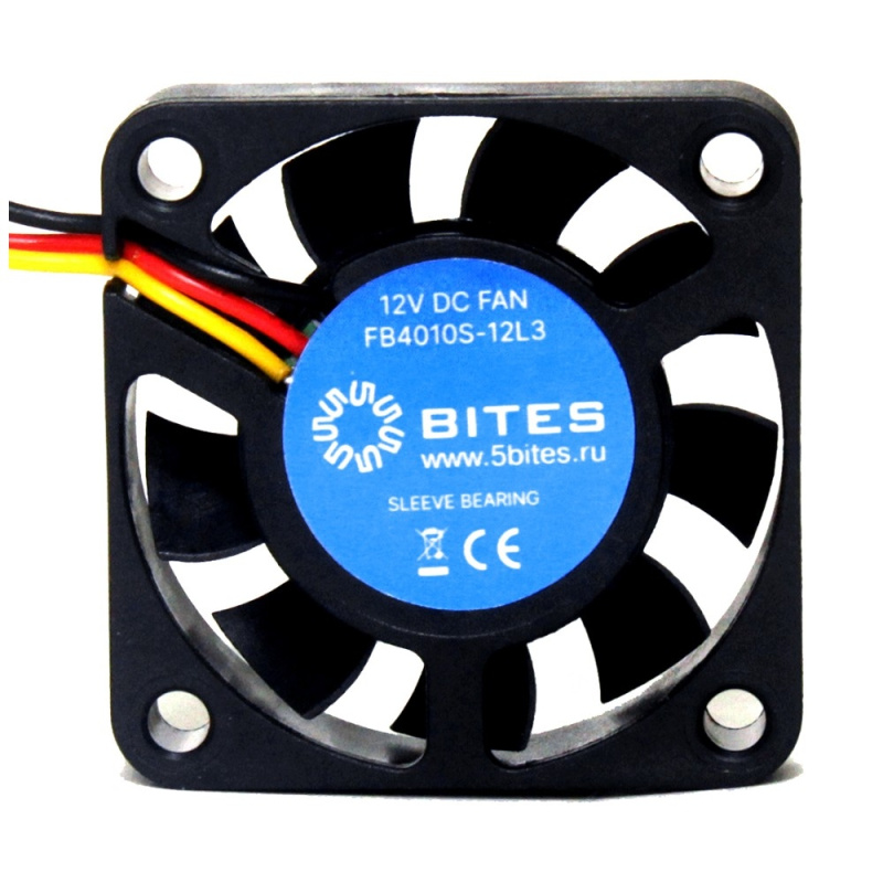 5bites Вентилятор FB4010S-12L3 40X10   SLEEVE   5000RPM   3P