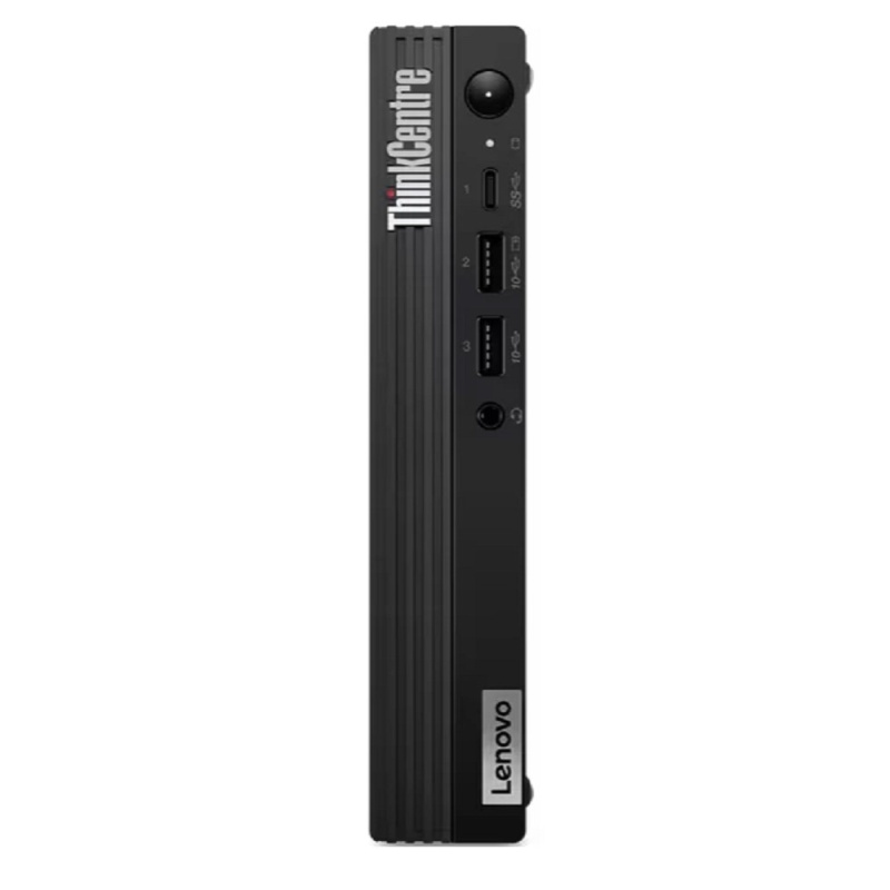 Фото  Lenovo ThinkCentre M70q G5 Tiny [12TD005FSA] (КЛАВ.РУС.ГРАВ.) Black {i3-13100T/8GB 2slots/512GB SSD/DOS/VESA/k+m}