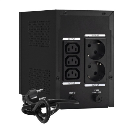 Фото  Exegate EX292803RUS ИБП ExeGate SpecialPro Smart LLB-1600.LCD.AVR.2SH.3C13 <1600VA/950W, LCD, AVR, 2*Schuko+3*C13, съемн.кабель, металлический корпус,