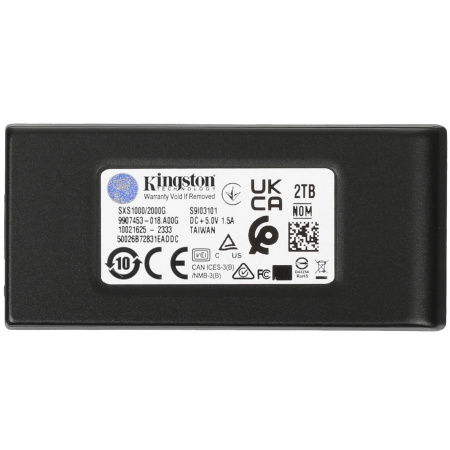 Фото  Kingston Portable SSD 2TB [SXS1000/2000G] External  XS1000, Type-C/A, USB 3.2 Gen 2